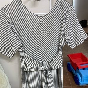 Striped jumpsuit